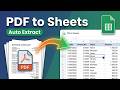 How to Extract Data From PDF to Google Sheets (2026) — Quick & Easy