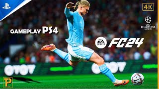 [4K 60FP] EA Sports FC 24 PS4 - PlayStation 4 Gameplay - Review 3months