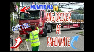 TRAILER TRUCK DRIVER AT ANG PAHINANTE ISANG SENYAS LANG PASOK AGAD