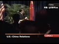 2002年10月江泽民访美，与姚明的直接对话。