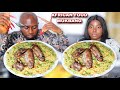 WEARING EXTREMELY LONG NAILS TO SEE MY WIFE REACTION MUKPRANK | FRIED RICE AND TURKEY MUKBANG