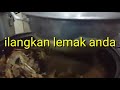 Cara buang lemak dalam masakan