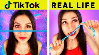 We Tested Best Viral TikTok Tricks / If You Were a Student at TikTok School