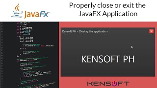 JavaFX Tutorial: Properly Close or Exit the JavaFX Application