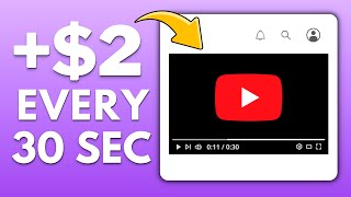 Earn $2.00 Every 30 Seconds By Just Watching Videos! | Make Money Online 2023