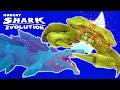 NARRALLICLYUS LUMINITE SHARK vs YELLOW CRAB BOSS (HUNGRY SHARK EVOLUTION)