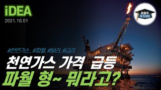 천연가스 가격 급등, 파월형~ 뭐라고?