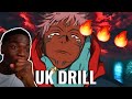 ANIME but it's UK DRILL!!?? SUKUNA RAP (King Of The Curses) Jujutsu Kaisen UK Drill REACTION