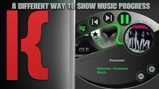 KLWP Tutorial - A Different Way to Show Music Progress