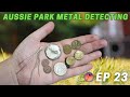 Swinging in a Park After Dark - Australian Park Metal Detecting 2024 - Minelab Equinox 800