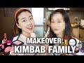 MAKEOVER MAMA GINA KIMBAB FAMILY JADI MAMA HITS KOREA! | REAKSI PAPA JAE DAN ANAK2?