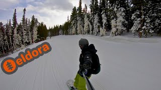 Snowboarding at Eldora Ski Resort | Nederland, Colorado