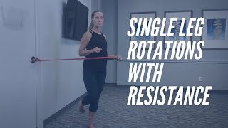 Single Leg Rotation With Resistance - Ankle Exercise - CORE Chiropractic