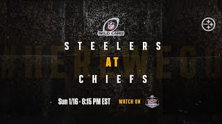 #HereWeGo:  Steelers-Chiefs AFC Wild Card Round Hype Video | Pittsburgh Steelers