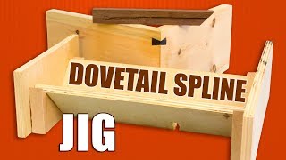 Making a Dovetail Spline Jig for the Router Table / Splines Router Jig