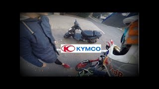Un abonné me lance un défi 😧 lever son scooter Kymco bridé!
