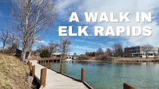 A walk in Elk Rapids, Michigan