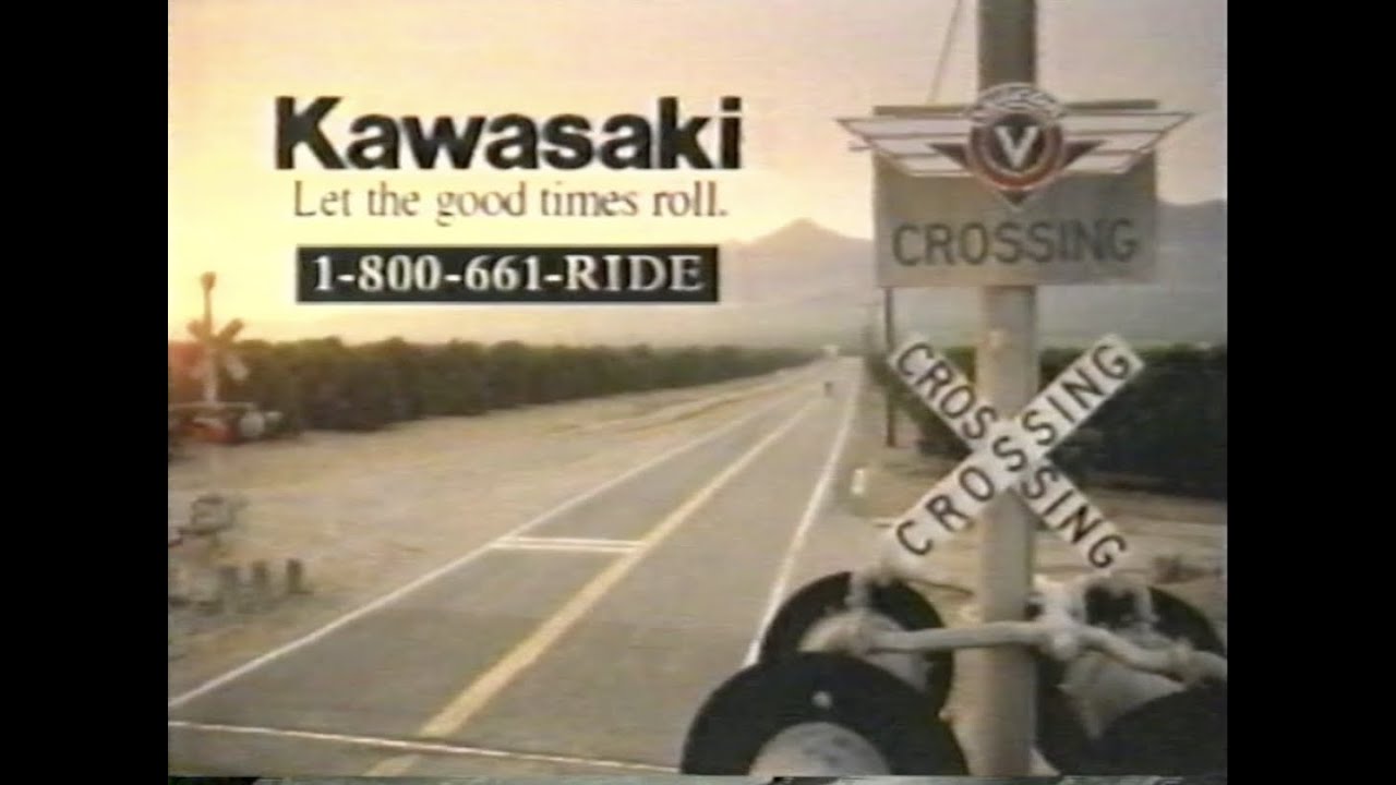 Kawasaki Motorcycle Commercial Let The Good Times Roll From 1996