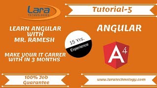 Tutorial-5 | Angular tutorial for Beginners | Lara Technology |