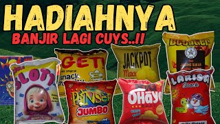 Hunting Hadiah Uang dan Mainan dari Banyak Jajanan Ciki Berhadiah,Snack Berhadiah,Kado Berhadiah