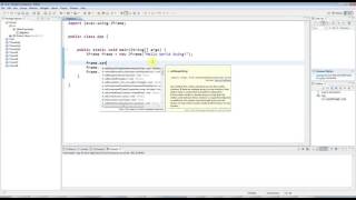 Advanced Java Swing GUI Programming Part 1 A Basic Swing Application