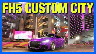 Forza Horizon 5 : Custom Downtown City \u0026 Mountain Touge!! (FH5 Best Custom Maps)