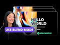 BLEND MODE DIFFERENCE BUT MAKE IT COOL - Elementor Wordpress Tutorial Flex Container