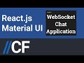 React - WebSocket - Chat Application Example with Material UI