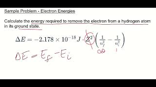 Example 7.5 - Electron Energies