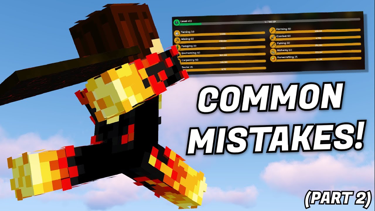 The Most Common Mistakes Hypixel Skyblock Youtube