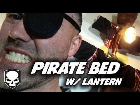 DIY Pirate Bed with Lantern - Easy Project - Yar! DIY Pirate Bed with Lantern - Easy Project - Yar!