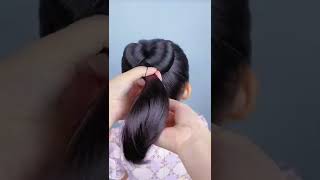 How to make  hair  beauty #shorts #hairstyle របៀបធ្វើម៉ូតសក់ក្រងបែបពេញនិយម😘