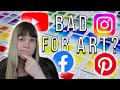 Is social media ruining your creativity? Art Chat - Swatch with me - Watercolour paints swatching