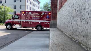 Gloucester FD- R1 Responding to an EMS call