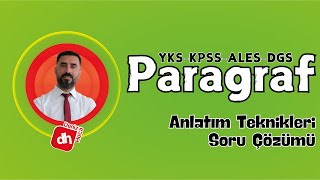 Anlatım Biçimleri 2025 PARAGRAF SORU ÇÖZÜMÜ - / Deniz Hoca