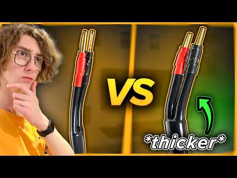 Is thicker speaker cable better?