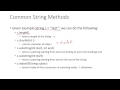 Strings in Java - AP Computer Science Lesson 10