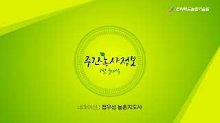 주간농사정보 [ 9월 둘째주 ]