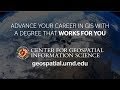 Master of Science in Geospatial Information Sciences