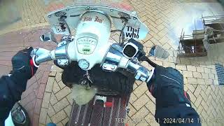 whistle-stop cafe Rhuddlan to Rhyl....LAMBRETTA VESPA ROYAL ALLOY