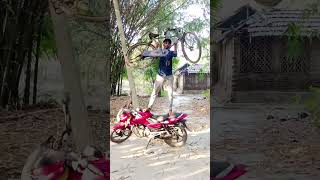 তিন তলার উপর থেকে সাইকেল ফেললাম/❤️❤️/#minivlog #youtubeshorts #shorts