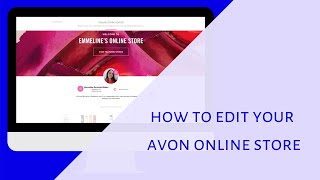 How to edit your Avon online store