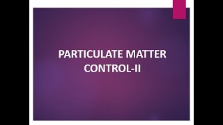 Particulate Matter 2