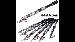 Sougayilang Carbon Telescopic 2.1-3.3m Multifunction Fishing Rod