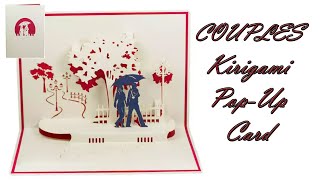 Kirigami Couple Card Ideas | How to Make a 3D card For Loved Ones |Greeting Cards Latest Design