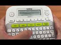 How To Print On 2 Lines With A Brother P-touch Label Maker