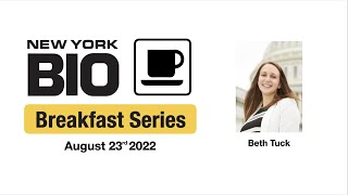 Beth Tuck on NewYorkBIOs Virtual Breakfast Series