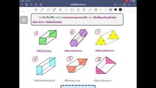 พื้นที่ผิวและปริมาตรปริซึม