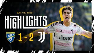 HIGHLIGHTS: FROSINONE-JUVENTUS 1-2 | YILDIZ AND VLAHOVIC FOR THE PERFECT CHRISTMAS