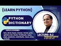 Python Dictionary Tutorial: All Key Functions Explained! | Lecture 8.2